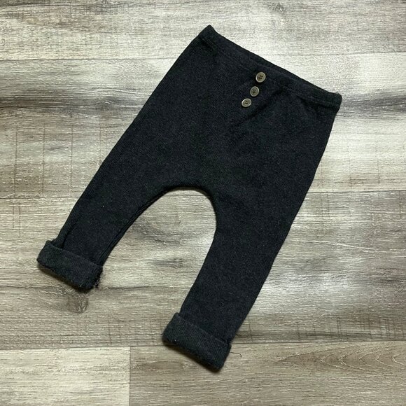 I + In The Family Stretch Legging Pants Black Baby Girl Size 6M - Picture 1 of 5